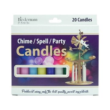 Assorted 4" Chime/Spell/Party, Box of 20, 10 Colors
